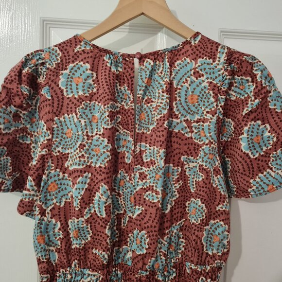 Anthropologie Somerset Jumpsuit Mauve Blue Jumpsuit Size Small NWT - Picture 8 of 10